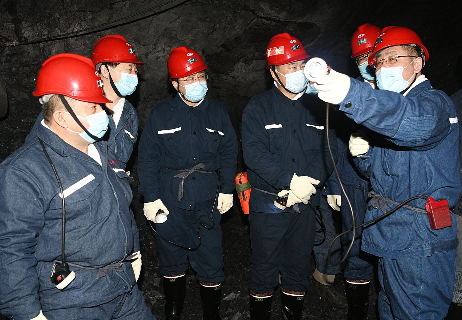 20230120  于会军七台河矿业公司检查节前停工